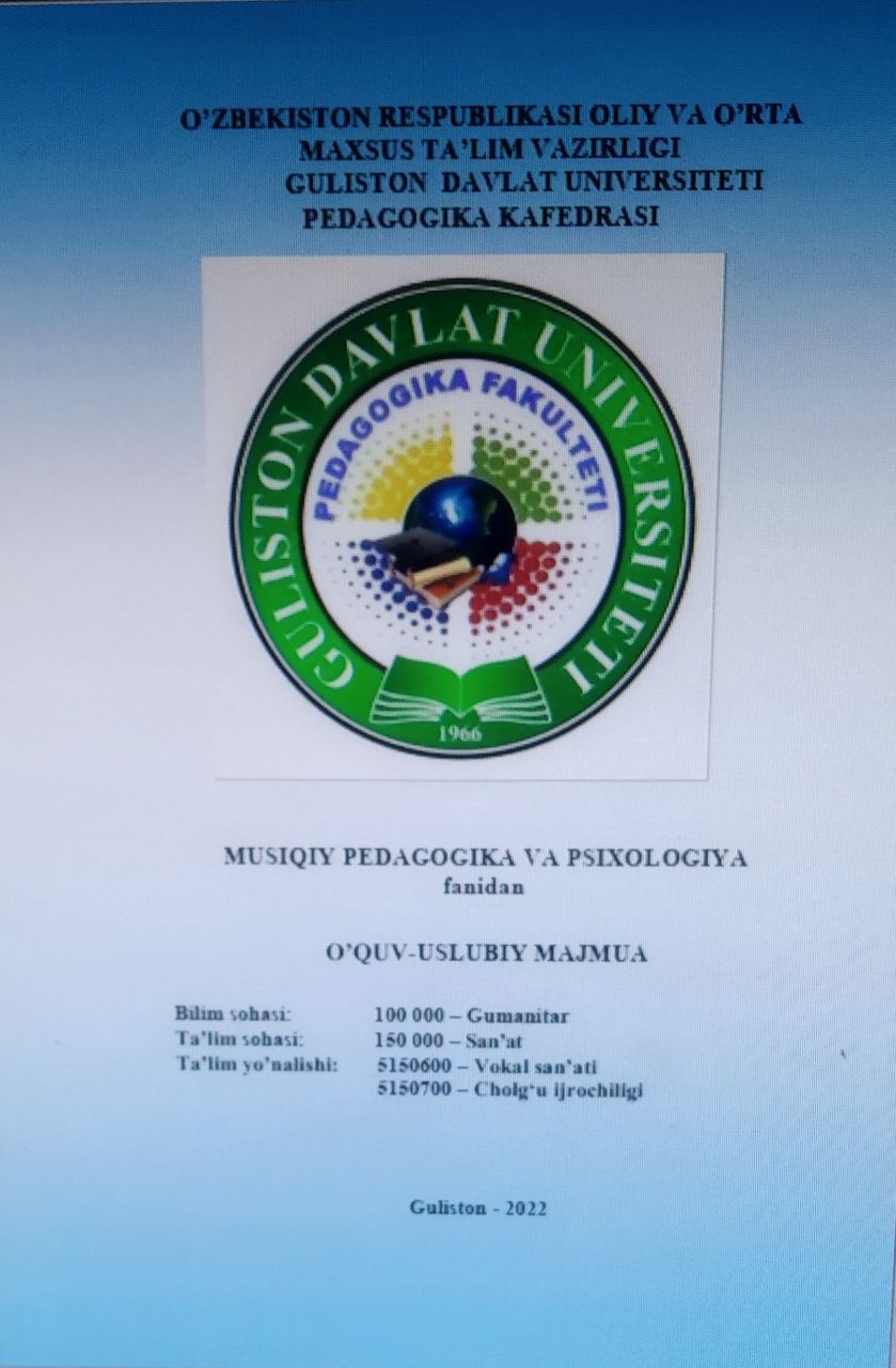 Musiqiy pedagogika va psixologiya