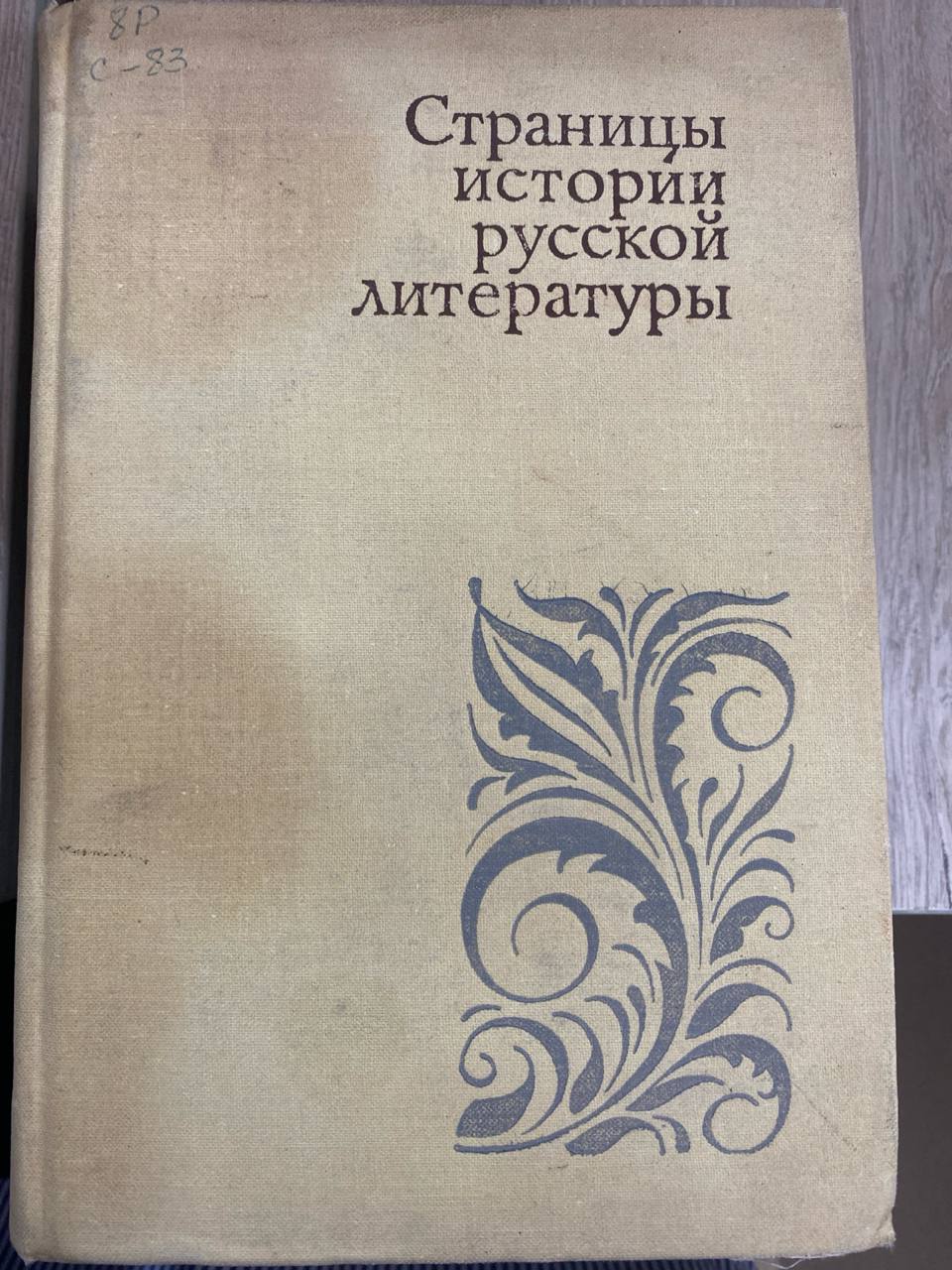 Страницы истории русской литературы