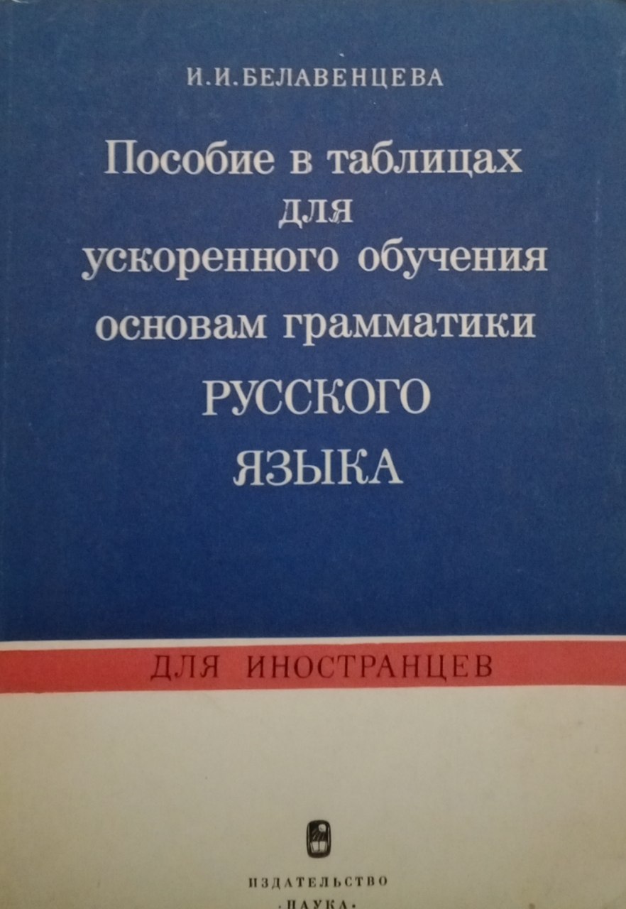Пособие в таблицах для ускоренного обучения основам грамматики  русского языка