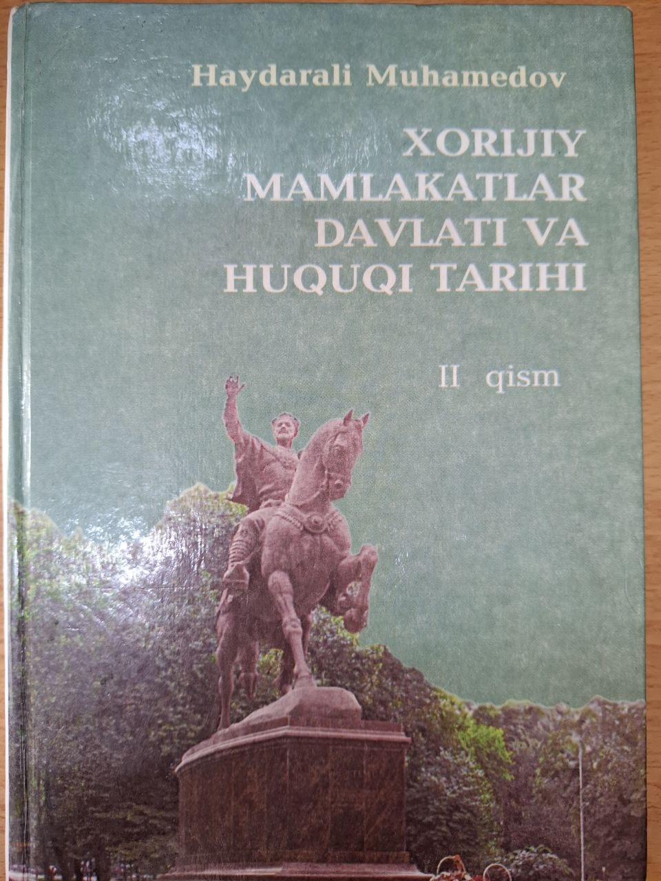 XORIJIY MAMLAKATLAR DAVLATI VA HUQUQI TARIXI II qism