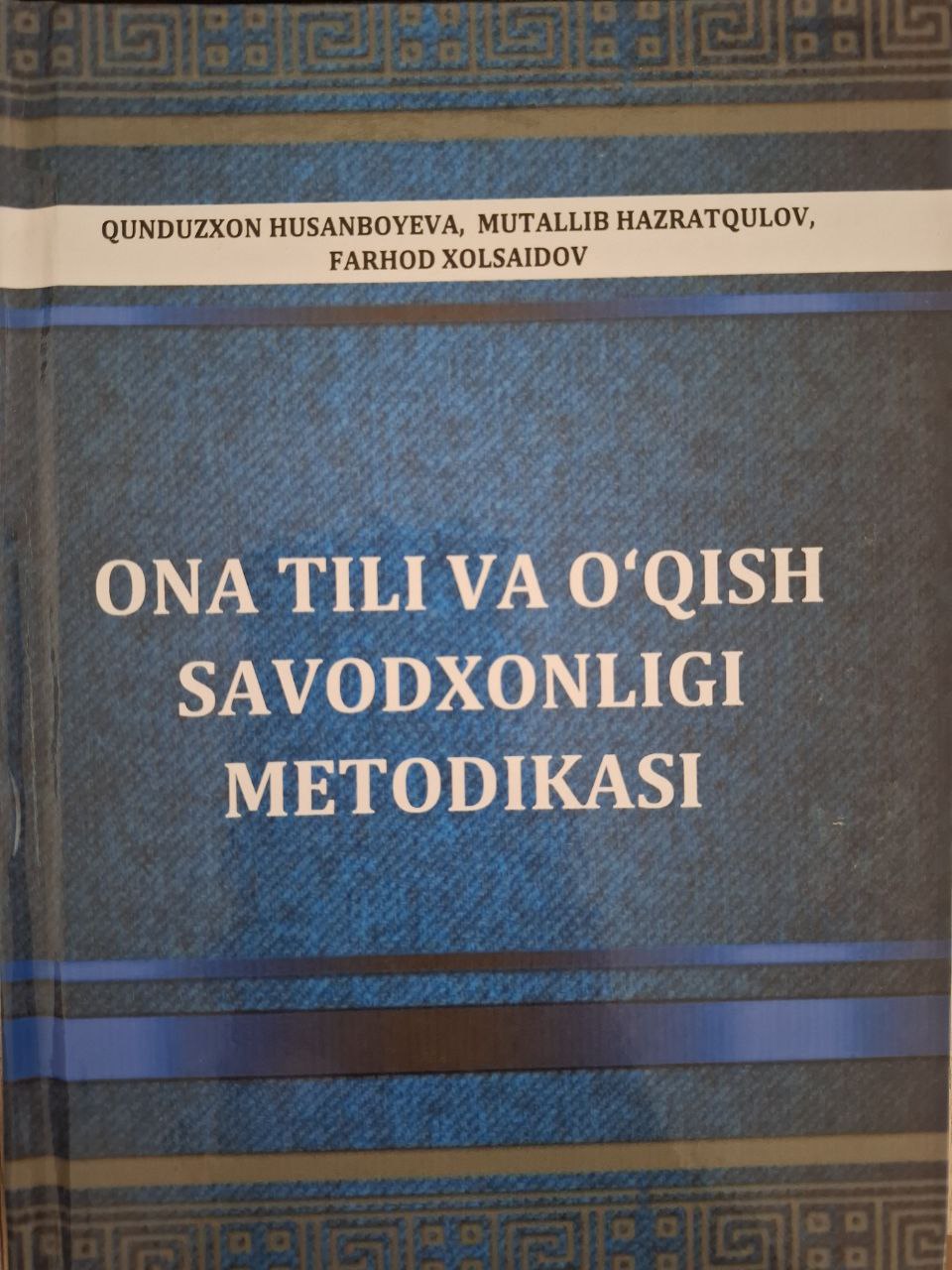 Ona tili va o`qitish savodxonligi metodikasi