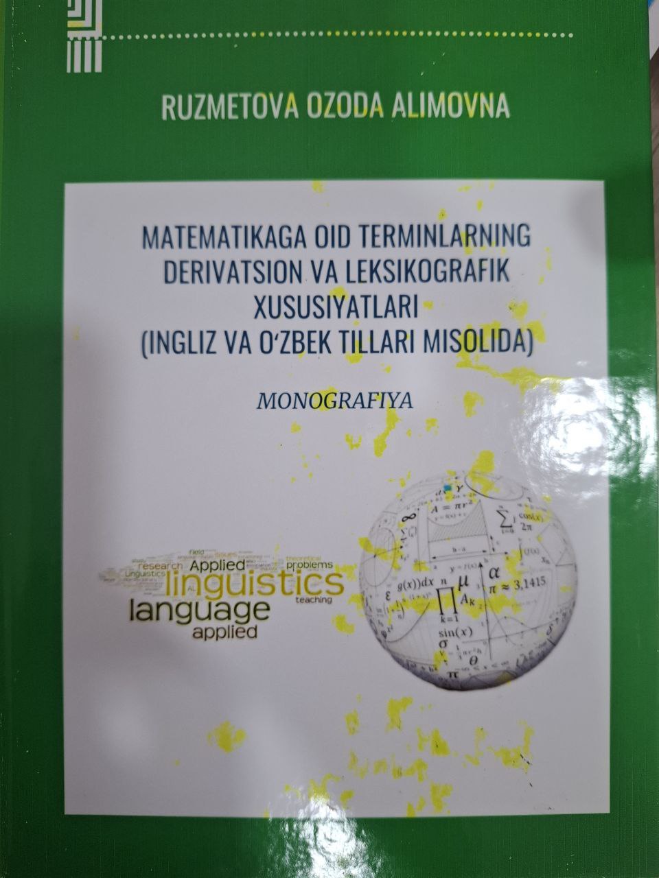 Matematikaga oid terminlarning derivatsion va leksikografik xususiyatlari (Ingliz va o'zbek tillari misolida)