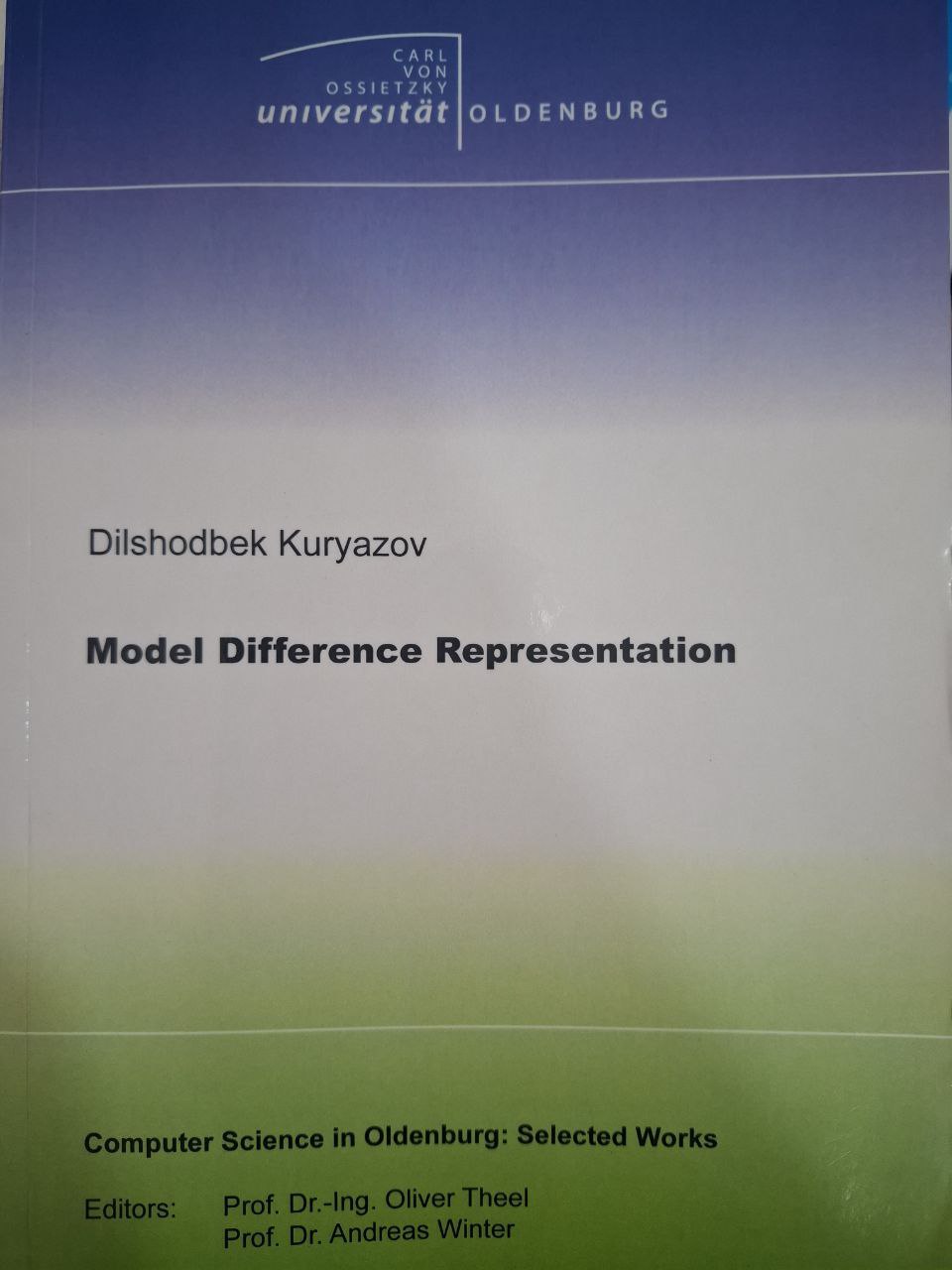 Model Difference Representation