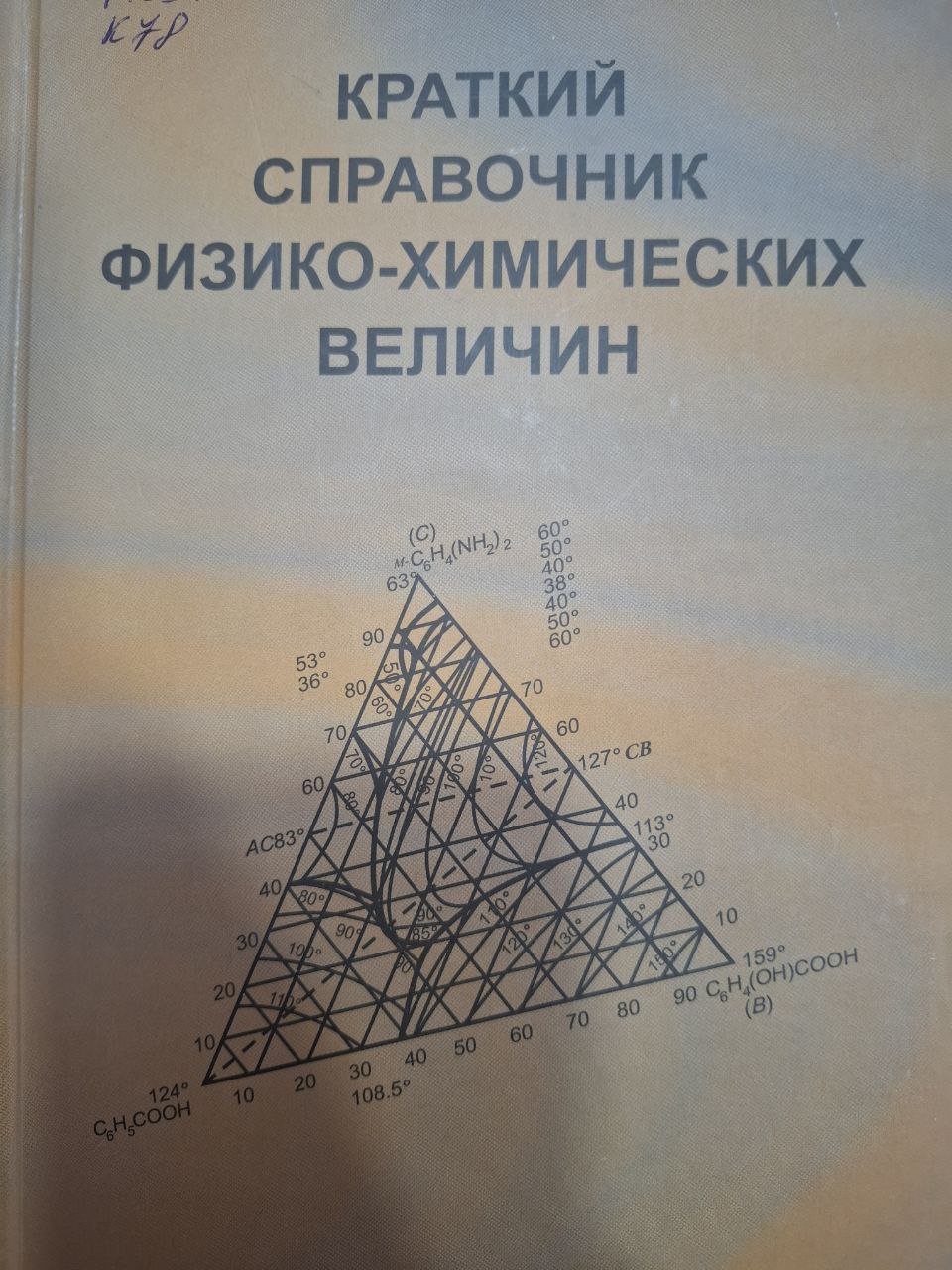 Краткий справочник физико-химических величин