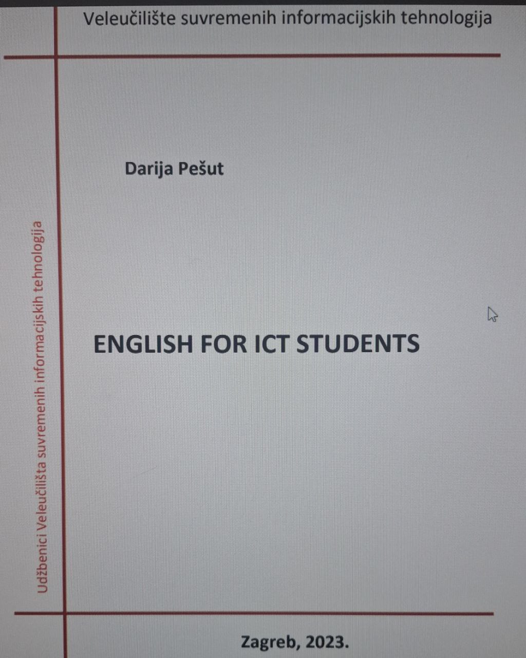 ENGLISH FOR ICT STUDENTS