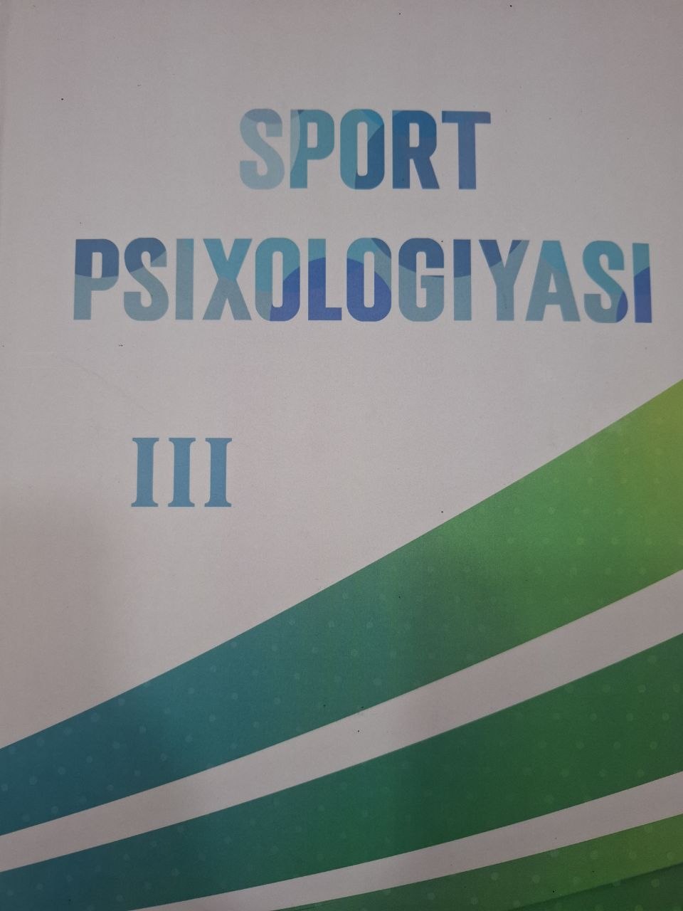 Sport psixologiyasi. III-kitob
