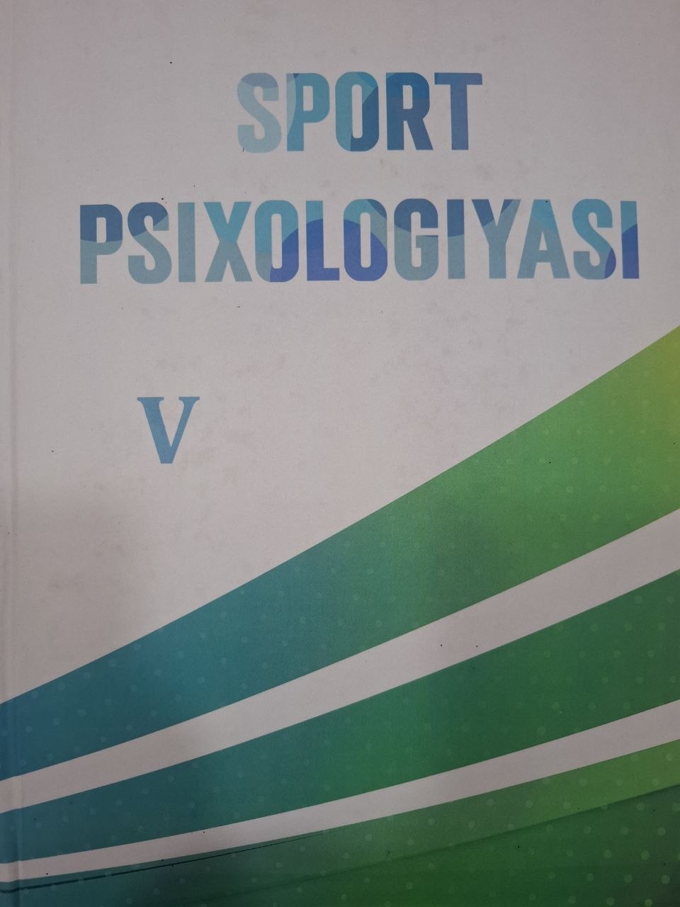 Sport psixologiyasi. V-kitob