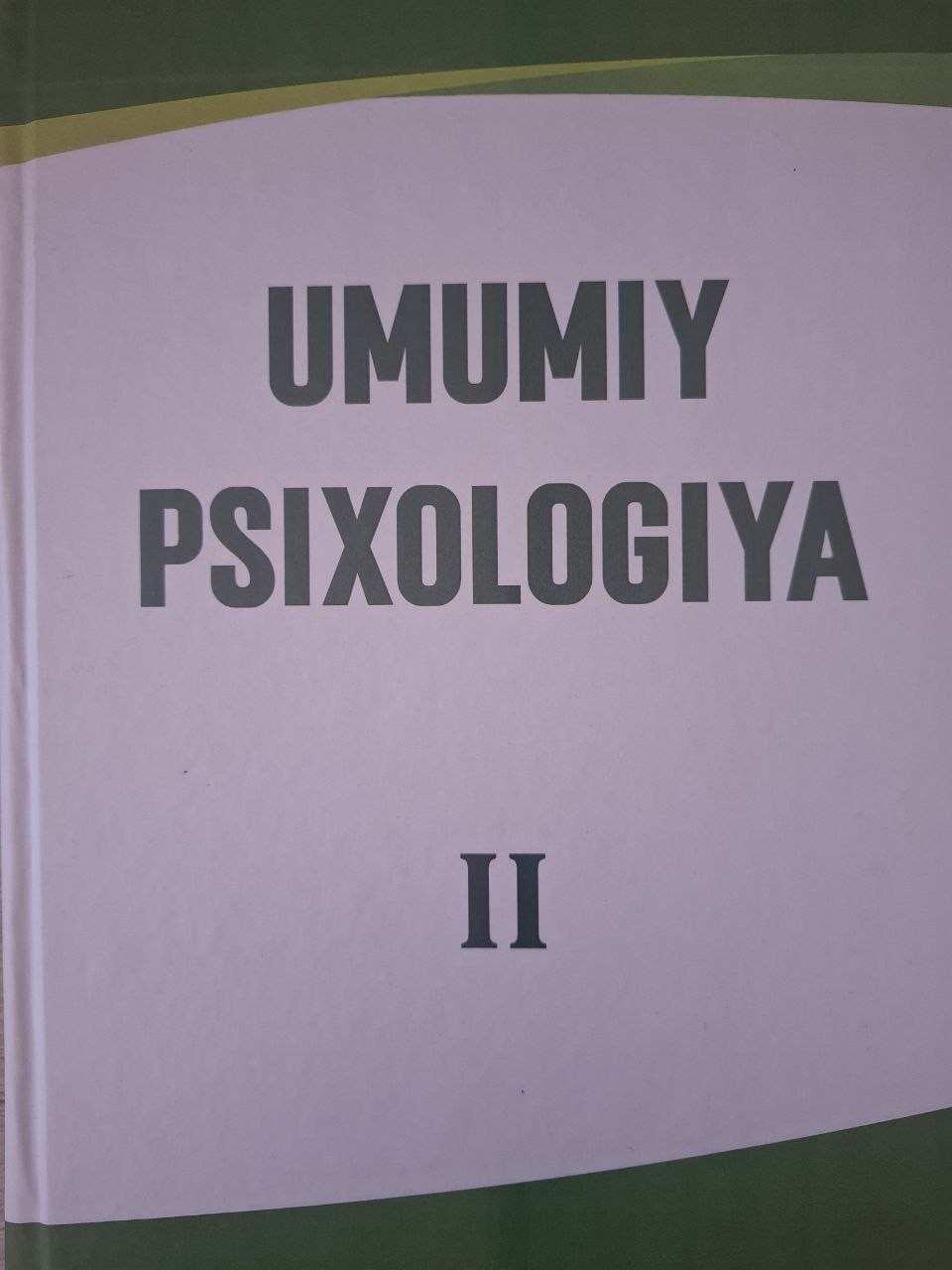 Umumiy psixologiya. II-kitob