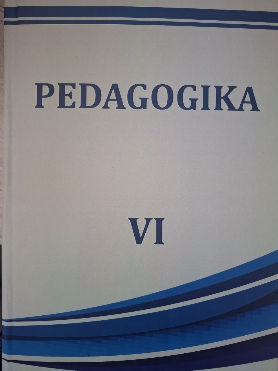 Pedagogika. VI-kitob