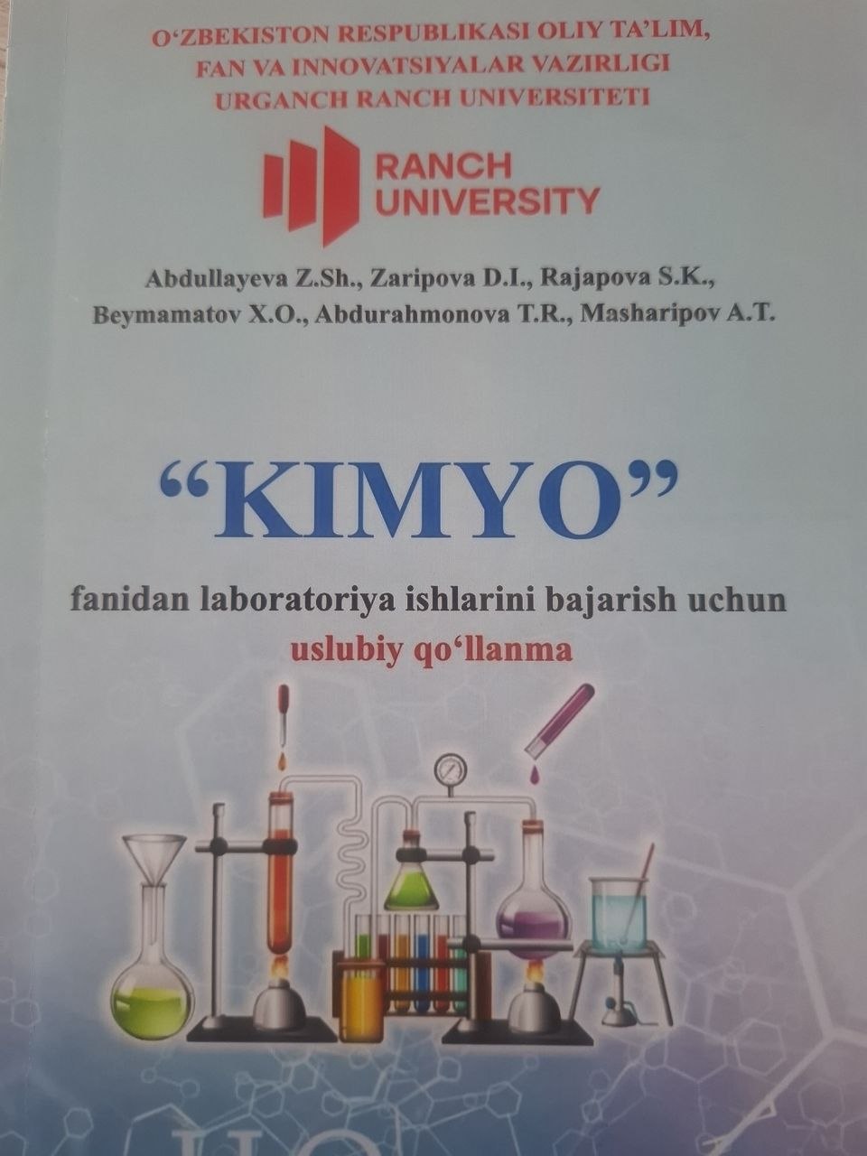Kimyo fanidan laboratoriya ishlarini bajarish uchun uslubiy qo‘llanma