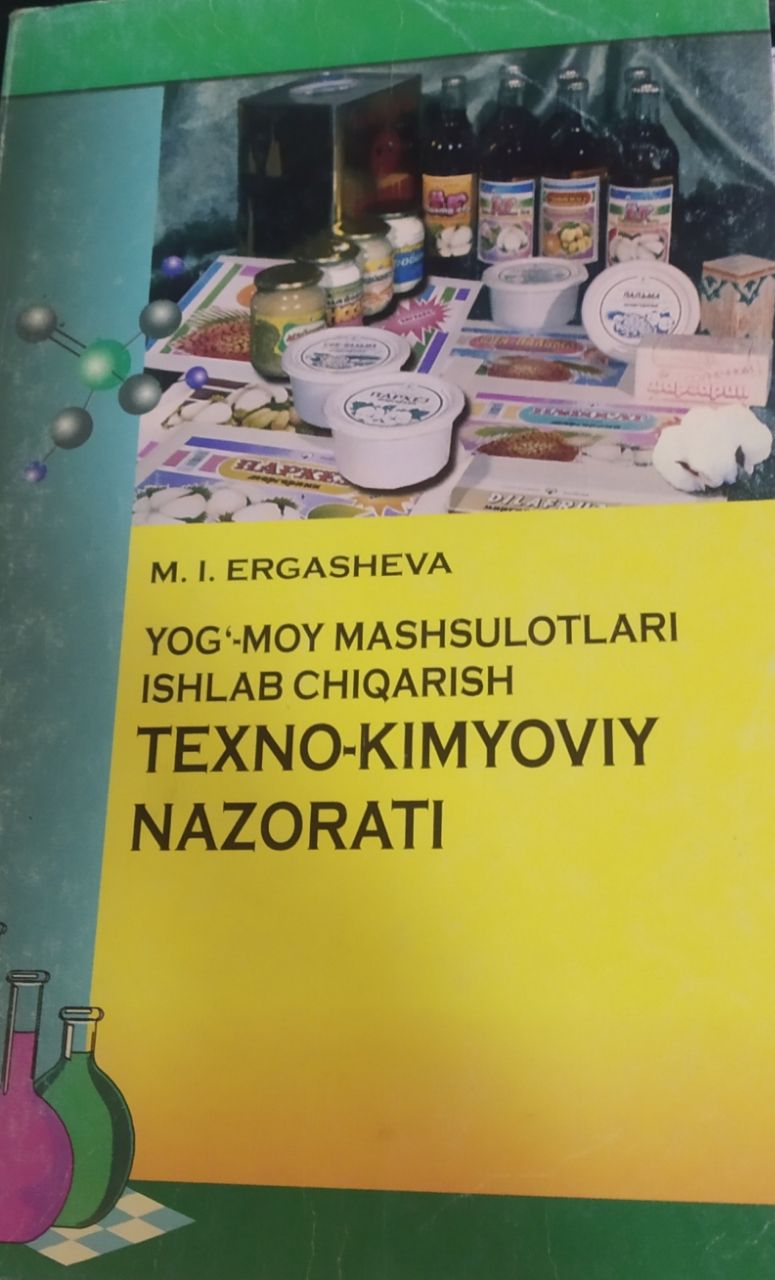 Yo`g` moy mahsulotlari ishlab chiqarish texno-kimyoviy nazorat