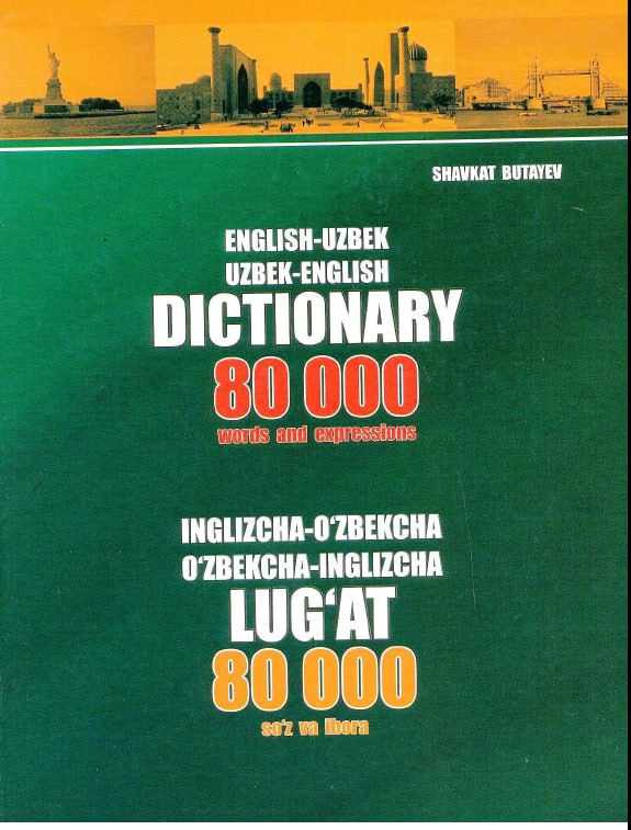 Inglizcha-o`zbekcha o`zbekcha-inglizcha lug`at