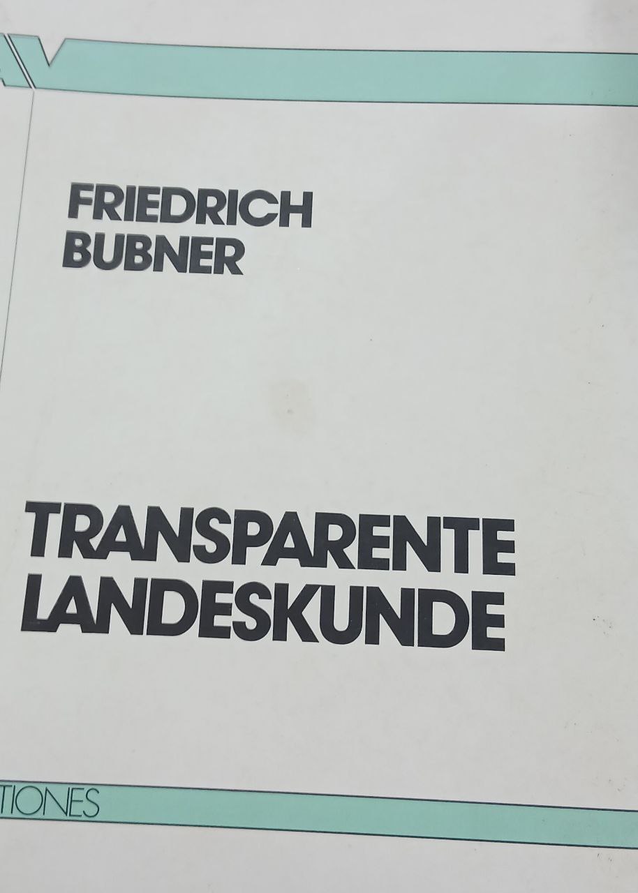 Transparrente Landeskunde