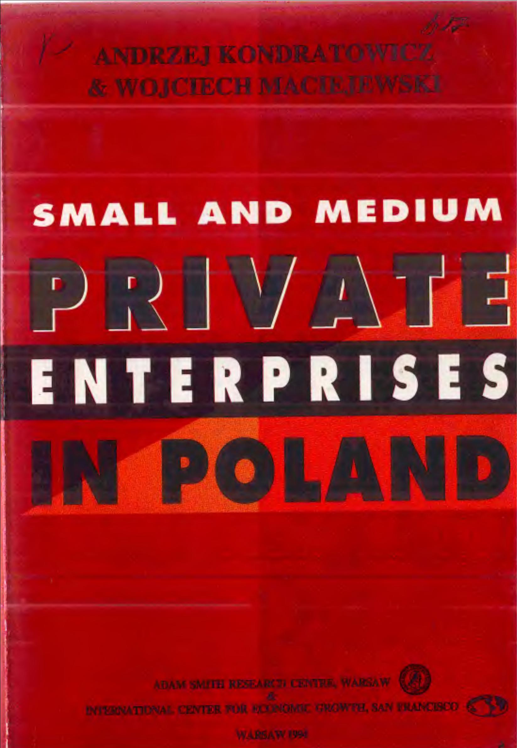 Small and Medium Private Enterprises in Poland