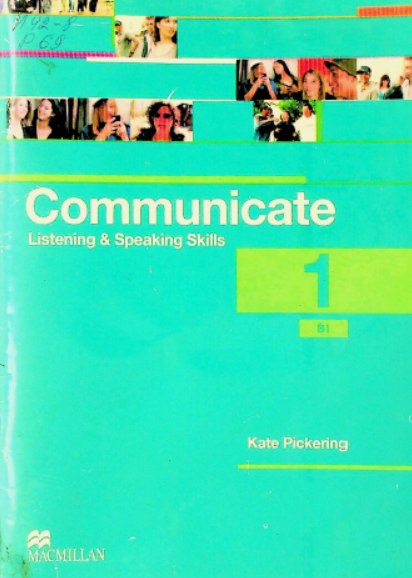 Communicate listening and speaking skills-1 B1