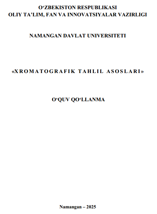 Xromatografik tahlil asoslari