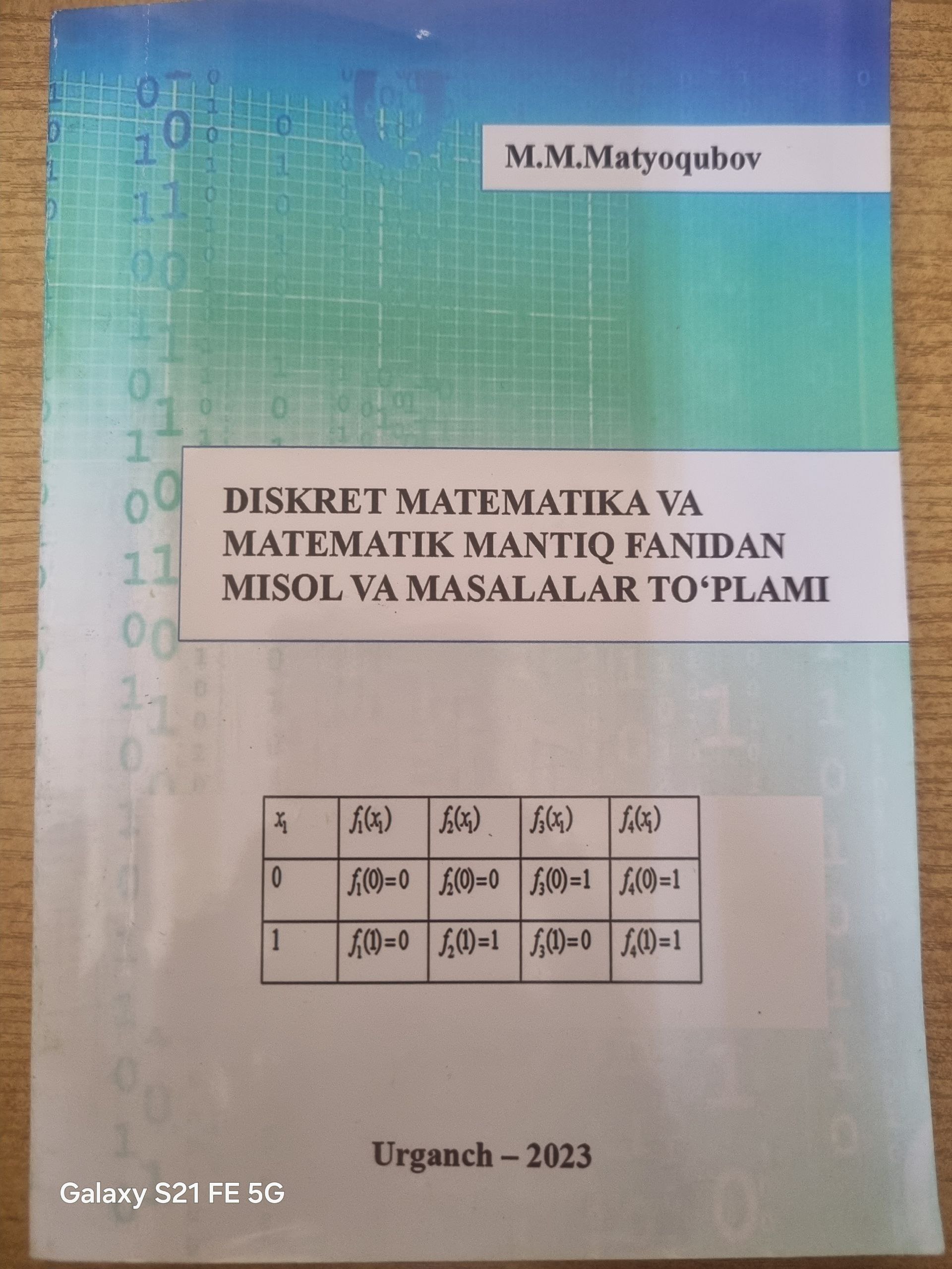 Diskret matematika va matematik mantiq fanidan misol va masalalar to'plami