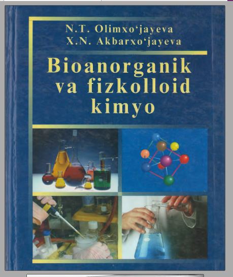 BIOANORGANIK VA FIZKOLLOID KIMYO
