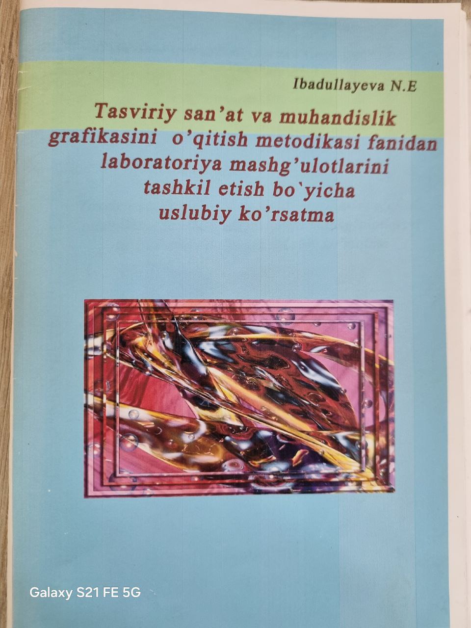 Tasviriy san'at va muhandislik grafikasini o'qitish metodikasi fanidan laboratoriya mashg'ulotlarini tashkil etish bo'yicha uslubiy ko'rsatma