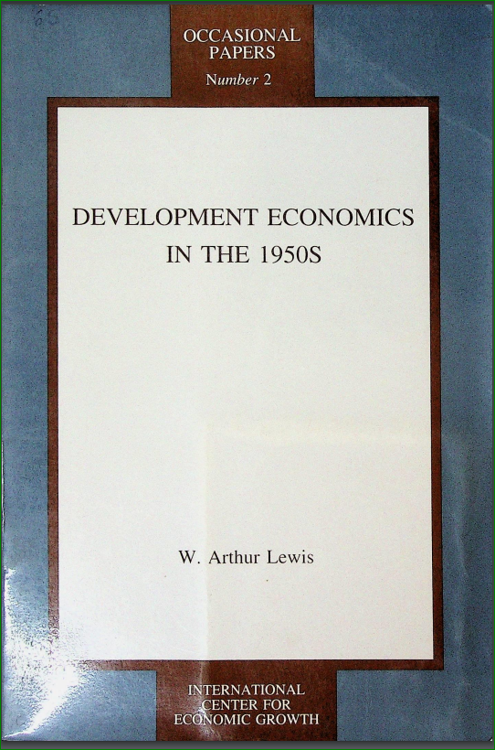 Development Economics in the 1950S