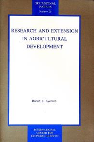 Research and extension in agrikultural development