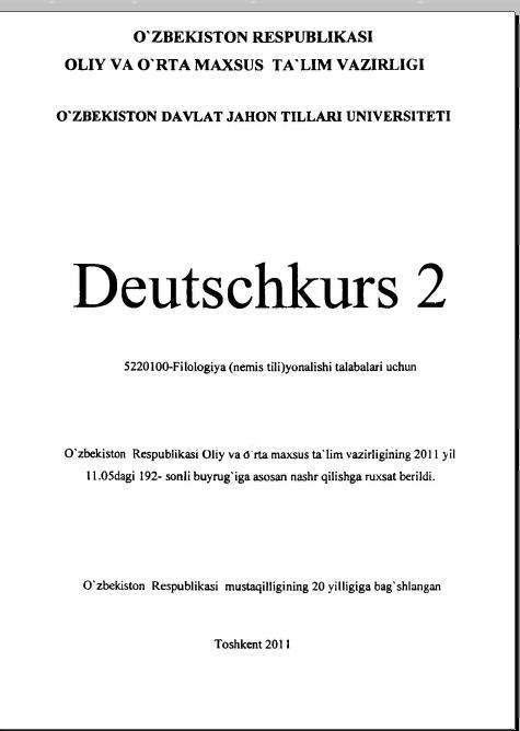 Deutschkurs 2