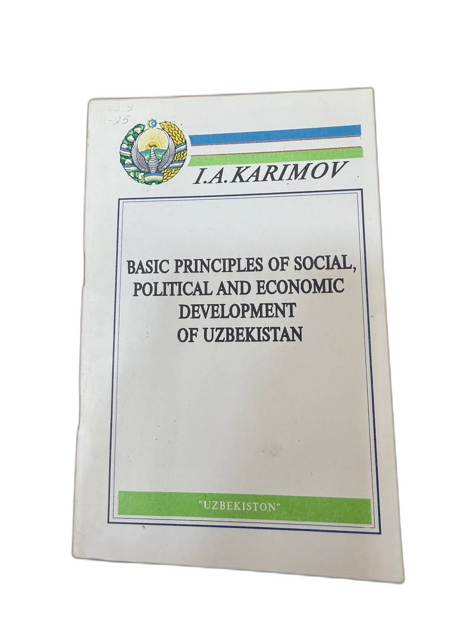 Basic principles of social political and economic development of Uzbekistan