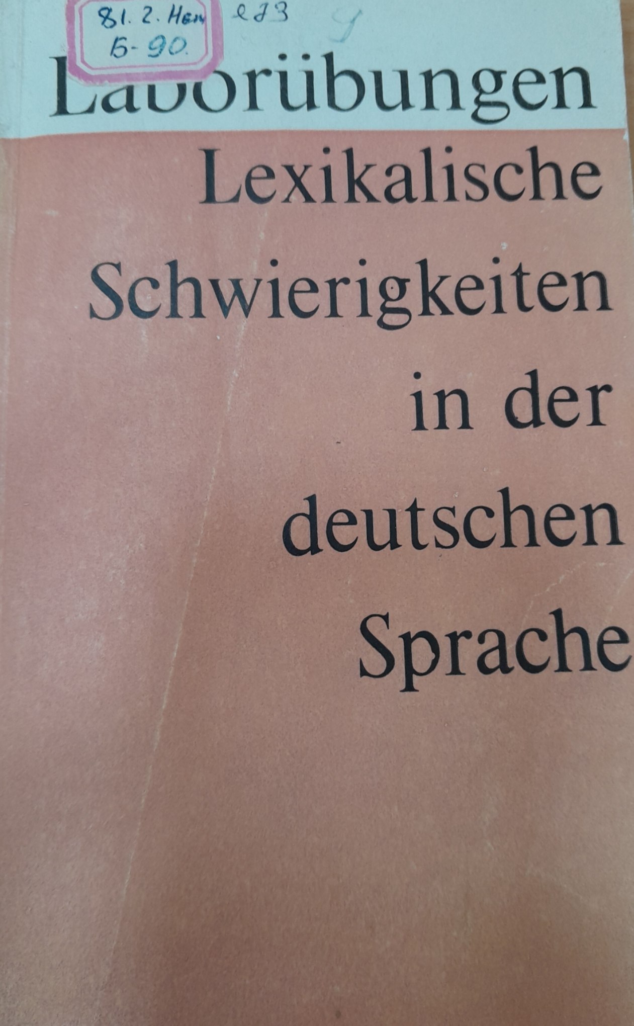 Lexikalische Schwierigkeiten in der deutschen Sprache