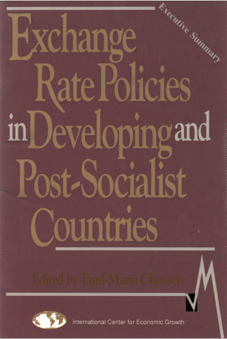 Exchange Rate Policies in Developing and Post-Socialist Countries