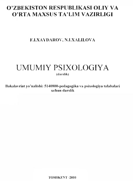 Umumiy psixologiya