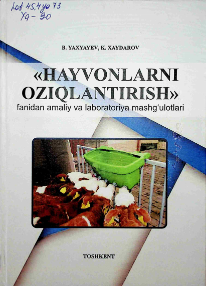 HAYVONLARNI OZIQLANTIRISH