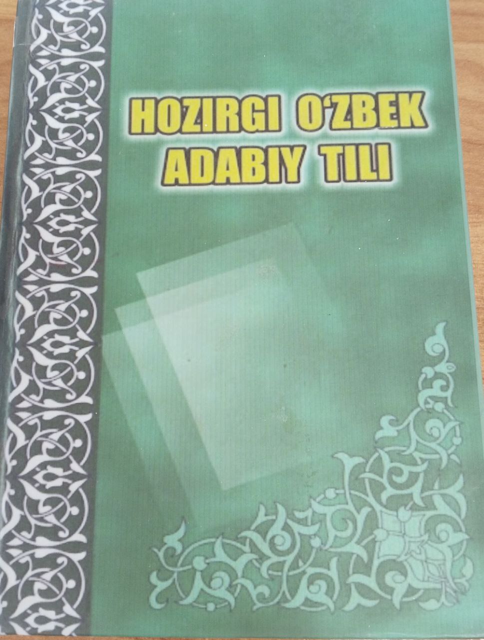 Hozirgi O'zbek Adabiy tili