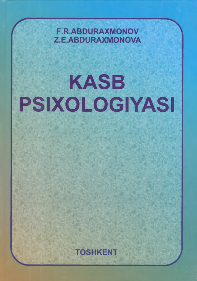 Kasb psixologiyasi