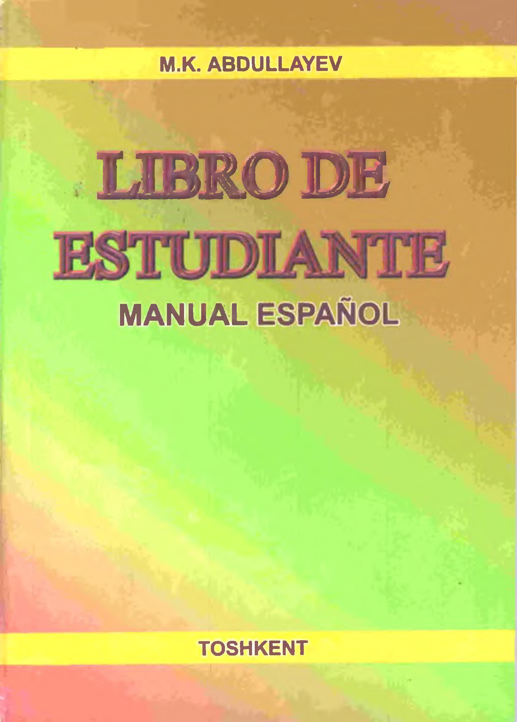 Libro de estudiante