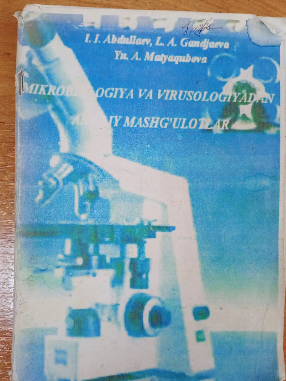 Mikrobiologiya va virusologiyadan amaliy mashg`ulotlar
