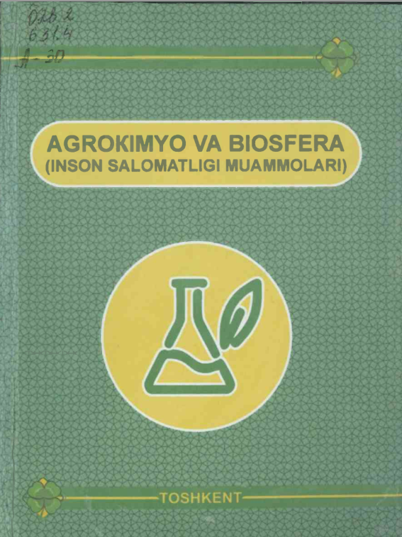AGROKIMYO VA BIOSFERA (IISSON SALOMATLIGIMUAMMOLARI)