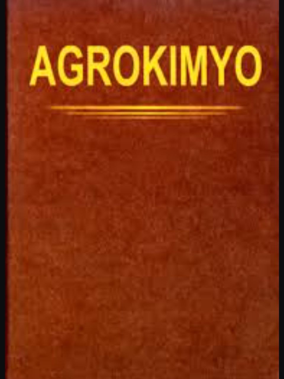 Agrokimyo