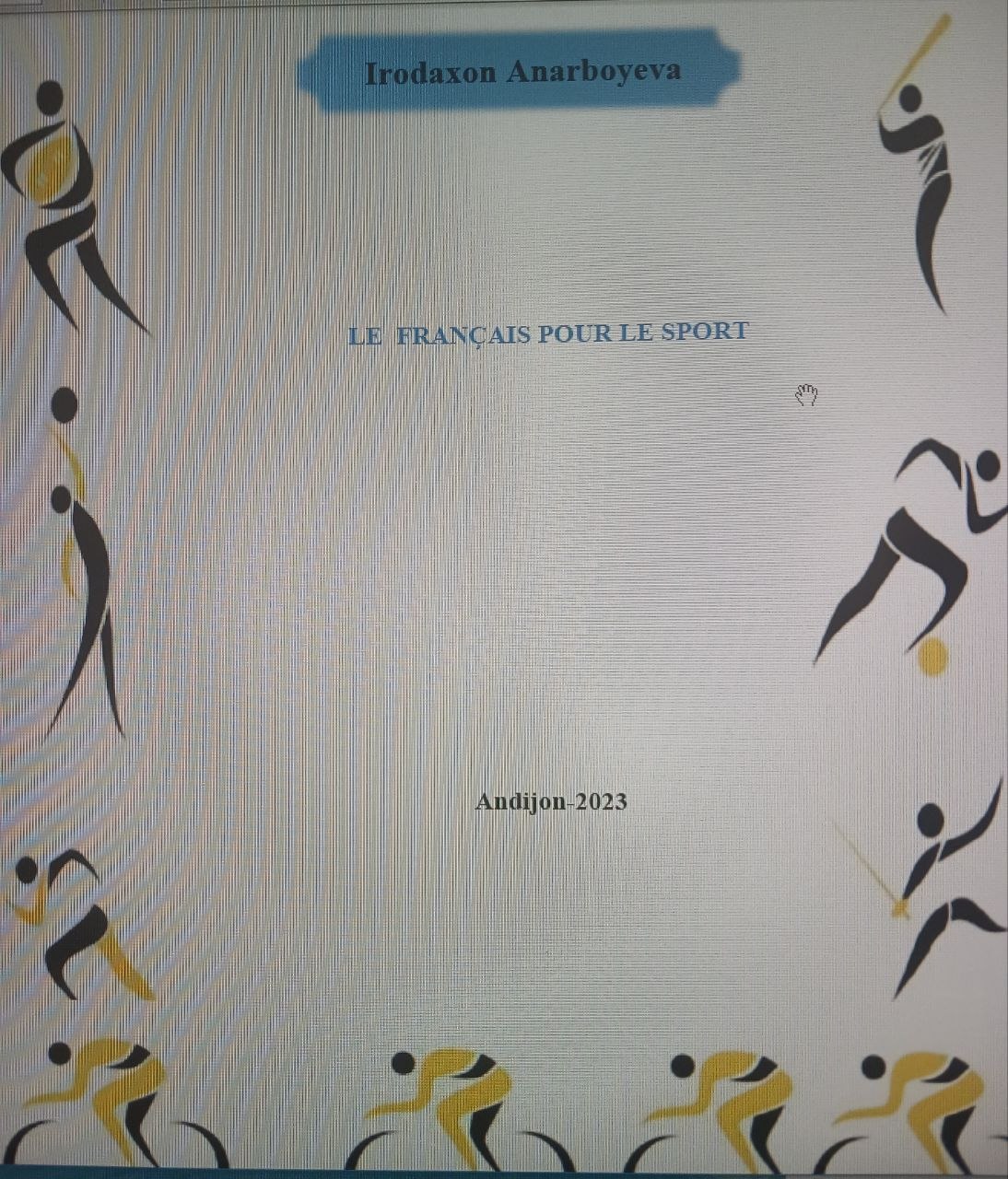 LE FRANCAIS POUR LE SPORT