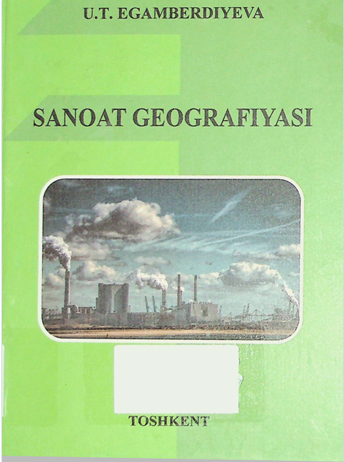 Sanoat geografiyasi.