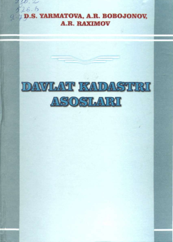 Davlat kadastri asoslari