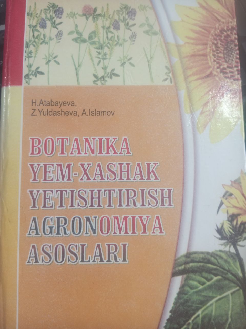 Botanika yem xashak yetishtirish agronomiyasi asoslari