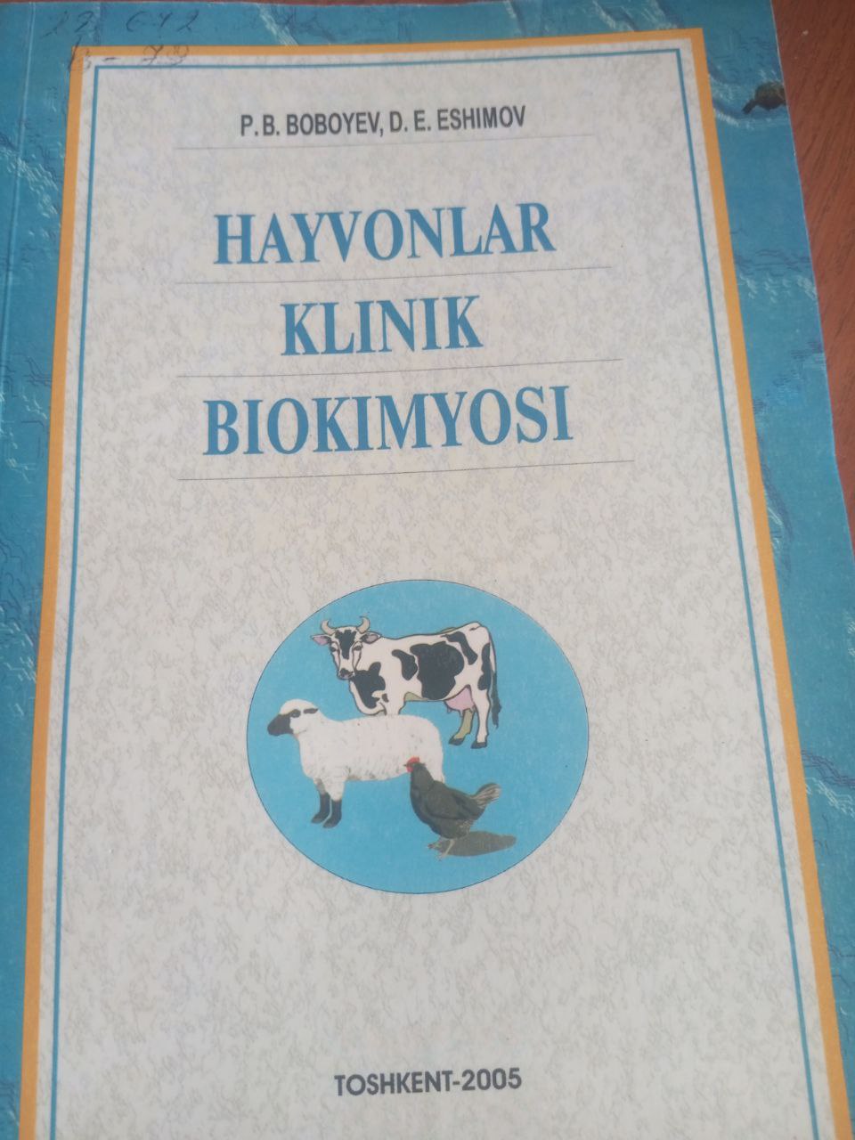 Hayvonlar klink biokimyosi