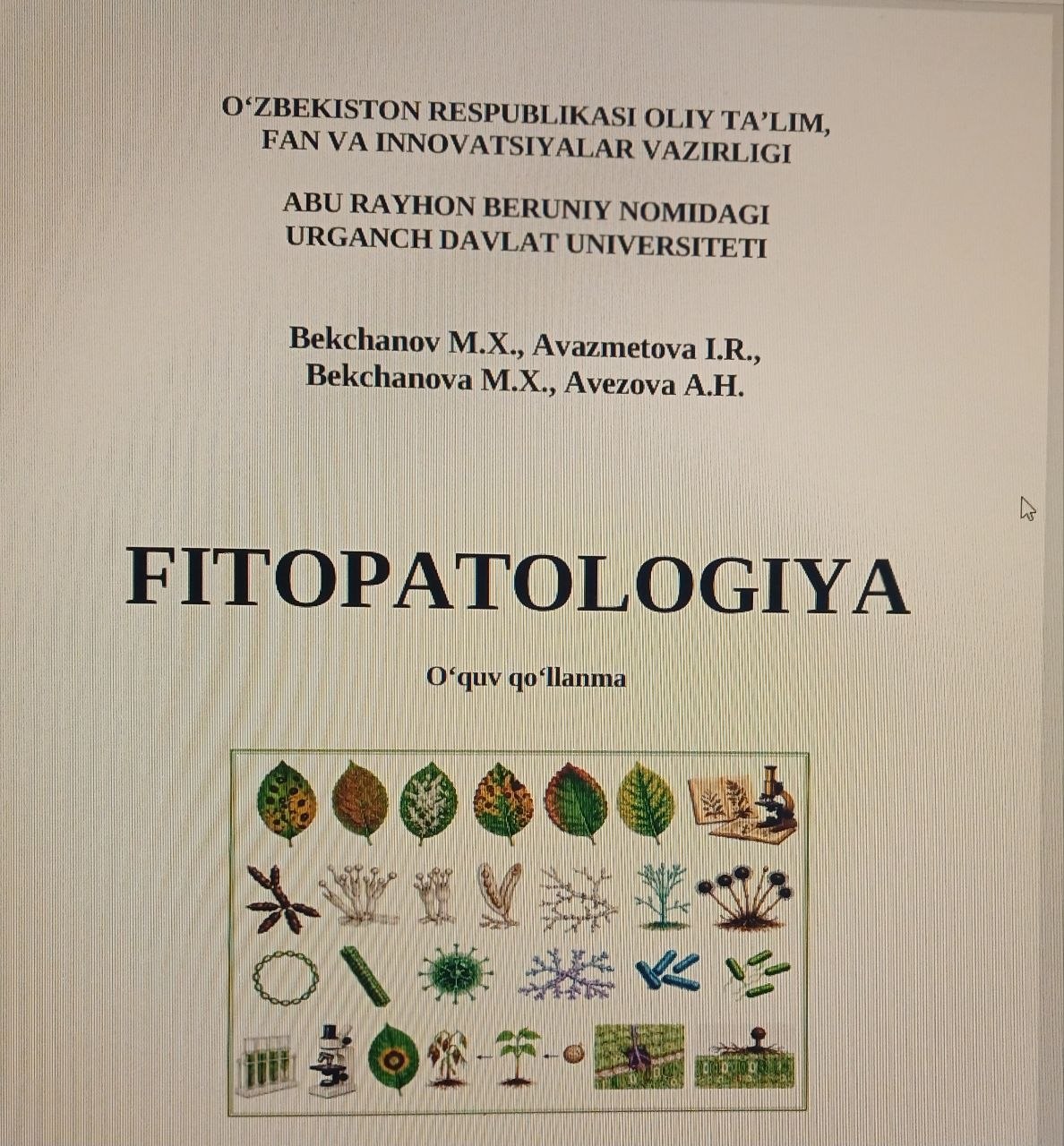 FITOPATOLOGIYA