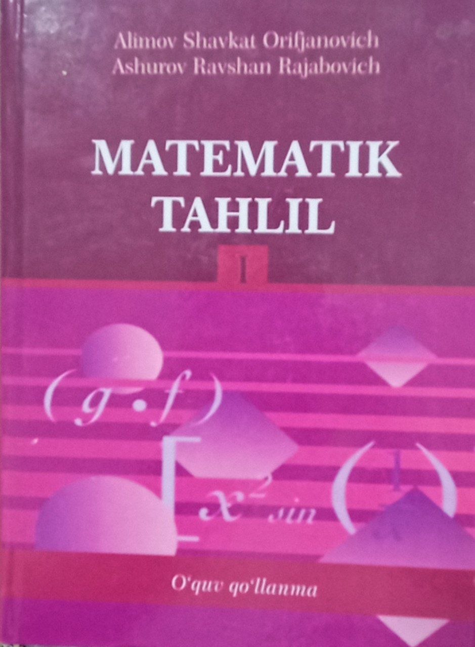 Matematik tahlil 1-qism