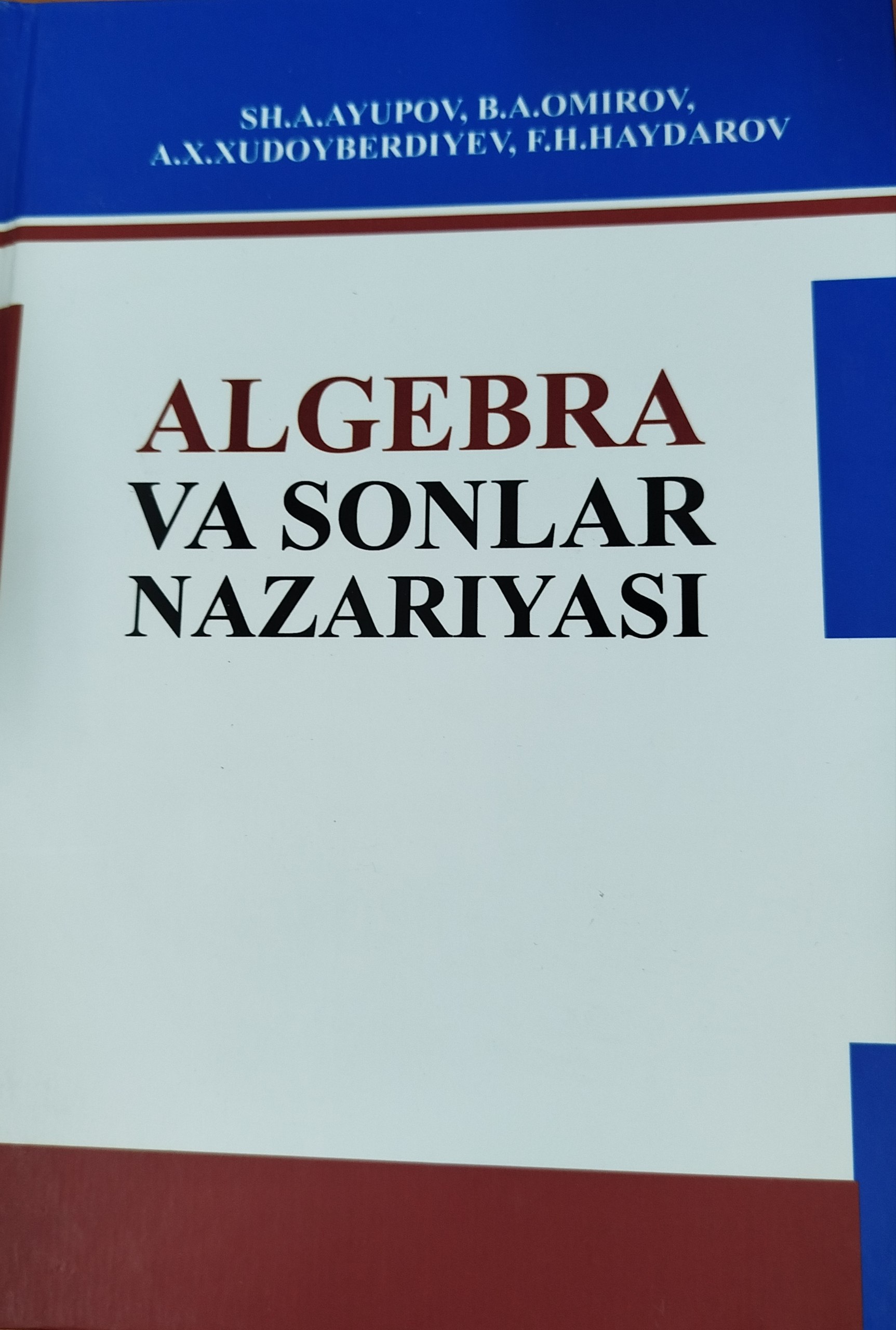 Algebra va sonlar nazariyasi