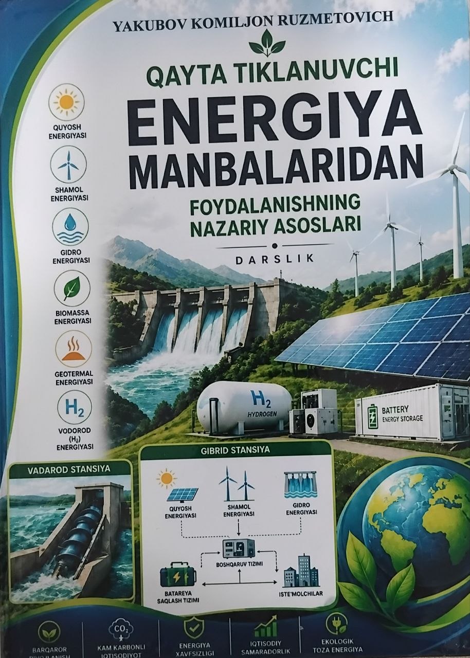 Qayta tiklanuvchi energiya manbalaridan foydalanishning nazariy asoslari