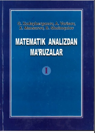 Matematik  analizdan  ma`ruzalar I qism