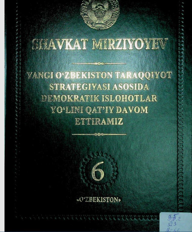 Yangi O`zbekiston taraqqiyot strategiyasi asosida demokratik islohotlar yo`lini qat`iy davom ettiramiz