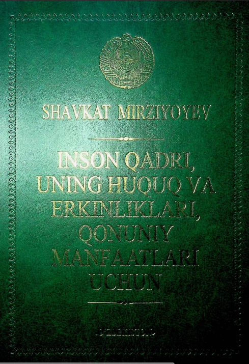 Inson qadri, uning huquq va erkinliklari, qonuniy manfaatlari uchun