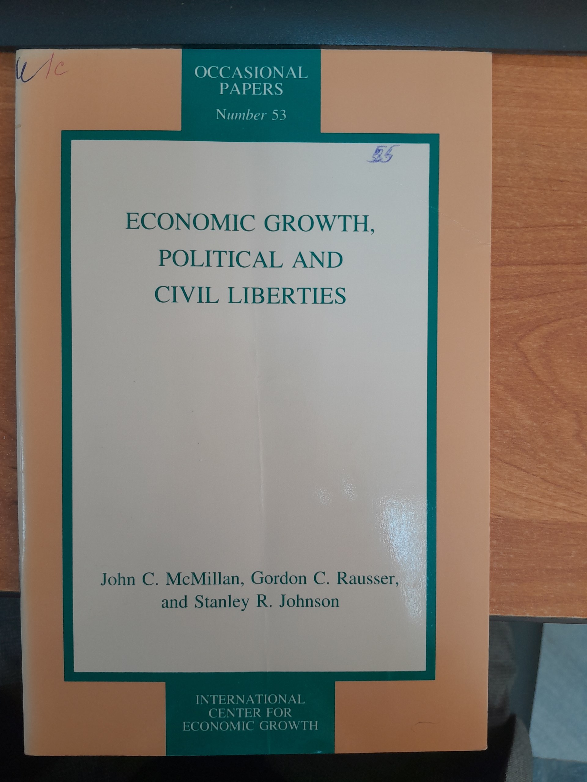 Economic Growth political and civil liberties